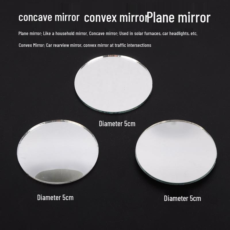5cm Lens Diameter Mirrors: Concave, Convex, Plane, and Curved, with 10x Magnification. Plane Mirror
5cm Lens Diameter Mirrors: Concave, Convex, Plane, and Curved, with 10x Magnification. Plane Mirror