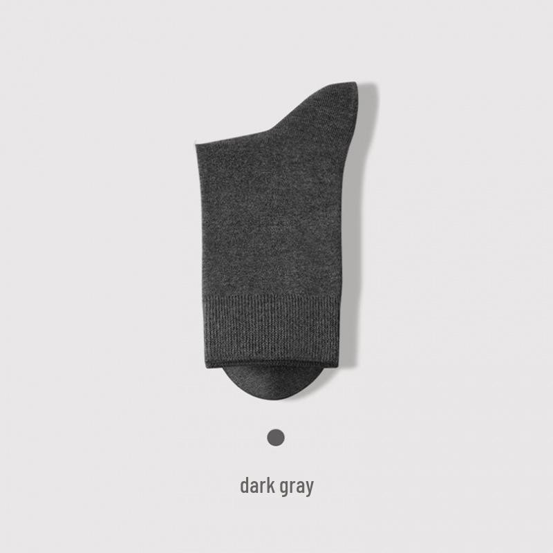 Zhuji Spring/Autumn Men s Mid-Calf Cotton Socks: Odor-Absorbing, Sweat-Wicking, Solid Color Business Socks One Size темно-сірий
Zhuji Spring/Autumn Men s Mid-Calf Cotton Socks: Odor-Absorbing, Sweat-Wicking, Solid Color Business Socks One Size темно-сірий