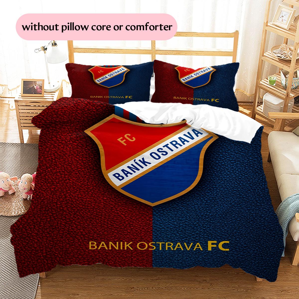 FC Baník Ostrava Pattern Bedding Quilt Set Home Decoration Gift (1 * duvet cover + 2 * pillowcase without core) 250x220cm
FC Baník Ostrava Pattern Bedding Quilt Set Home Decoration Gift (1 * duvet cover + 2 * pillowcase without core) 250x220cm