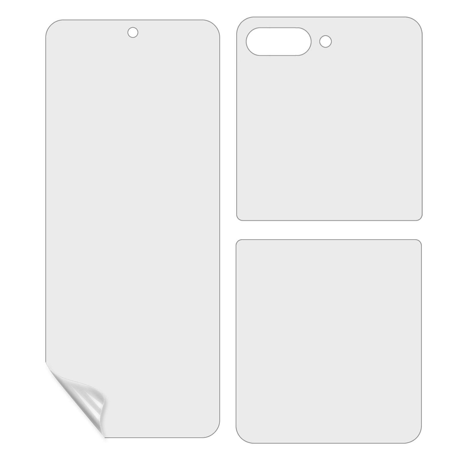 For Samsung Galaxy Z Flip5 5G 1 Set TPU+PET Hydrogel Film Full Cover Front Screen Protector + Back Film
For Samsung Galaxy Z Flip5 5G 1 Set TPU+PET Hydrogel Film Full Cover Front Screen Protector + Back Film
