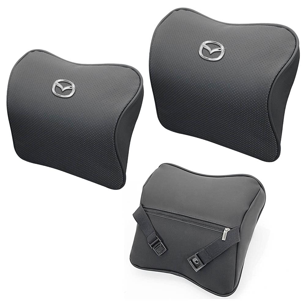 Совместимые с Mazda M1 Премиальные шейные подушки Натуральная хромированная пена с памятью Уретан Перфорированная коровья кожа Седан и спортивный автомобиль (Тип 3, М1), Эмблема, Черный, чёрный
Совместимые с Mazda M1 Премиальные шейные подушки Натуральная хромированная пена с памятью Уретан Перфорированная коровья кожа Седан и спортивный автомобиль (Тип 3, М1), Эмблема, Черный, чёрный
