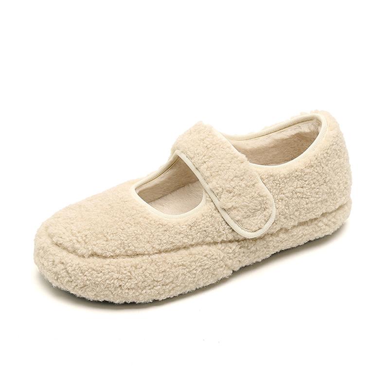 Зимние туфли Мэри Джейн Женские меховые туфли Теплые плюшевые плоские Нескользящие Модный бренд Женская обувь Мягкие Большого размера 42 42 бежевый
Зимние туфли Мэри Джейн Женские меховые туфли Теплые плюшевые плоские Нескользящие Модный бренд Женская обувь Мягкие Большого размера 42 42 бежевый