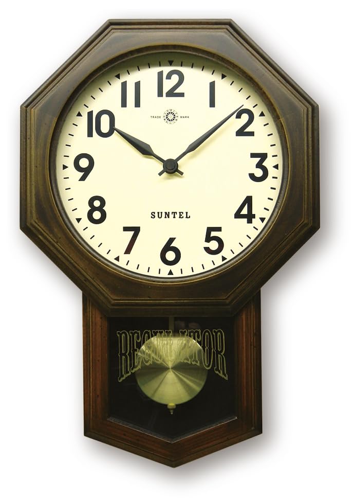 Santel modern antique pendulum clock characters Japanese-made (Arabic octagonal) QL724A-AN
Santel modern antique pendulum clock characters Japanese-made (Arabic octagonal) QL724A-AN