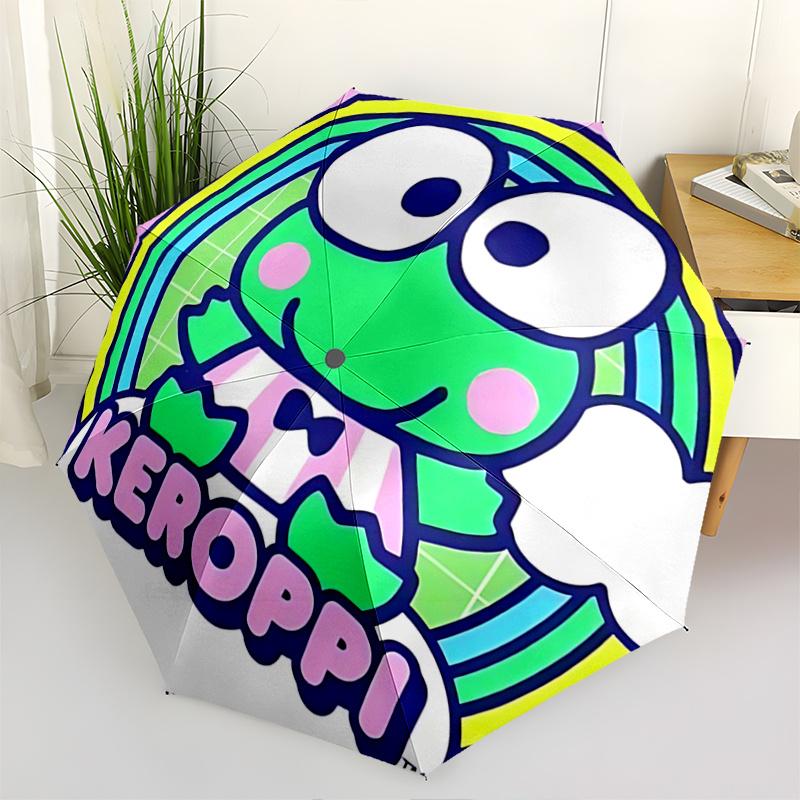 1pc Keroppi Frog Automatic Folding Umbrella - Portable 3-Fold Design with Iron Frame, Perfect for Outdoor Use, Festive Gifts, Travel, Daily Use, Suita
1pc Keroppi Frog Automatic Folding Umbrella - Portable 3-Fold Design with Iron Frame, Perfect for Outdoor Use, Festive Gifts, Travel, Daily Use, Suita