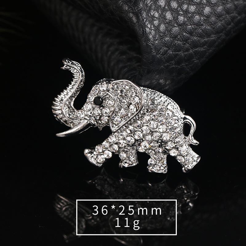 SKEDS Luxury Crystal Elephant Brooches For Women Female Vintage Animal Rhinestone Buckle Fashion Suit Clothes Badges Jewelry
SKEDS Luxury Crystal Elephant Brooches For Women Female Vintage Animal Rhinestone Buckle Fashion Suit Clothes Badges Jewelry