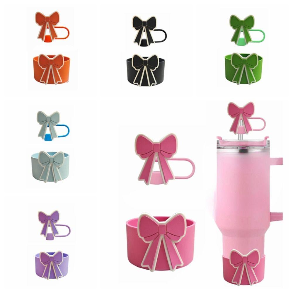 Silicone Tumbler Cup Protection Case Bow Straw Covers Cap Cup Cover for Stanley Cup Cup Accessories рожевий червоний колір
Silicone Tumbler Cup Protection Case Bow Straw Covers Cap Cup Cover for Stanley Cup Cup Accessories рожевий червоний колір
