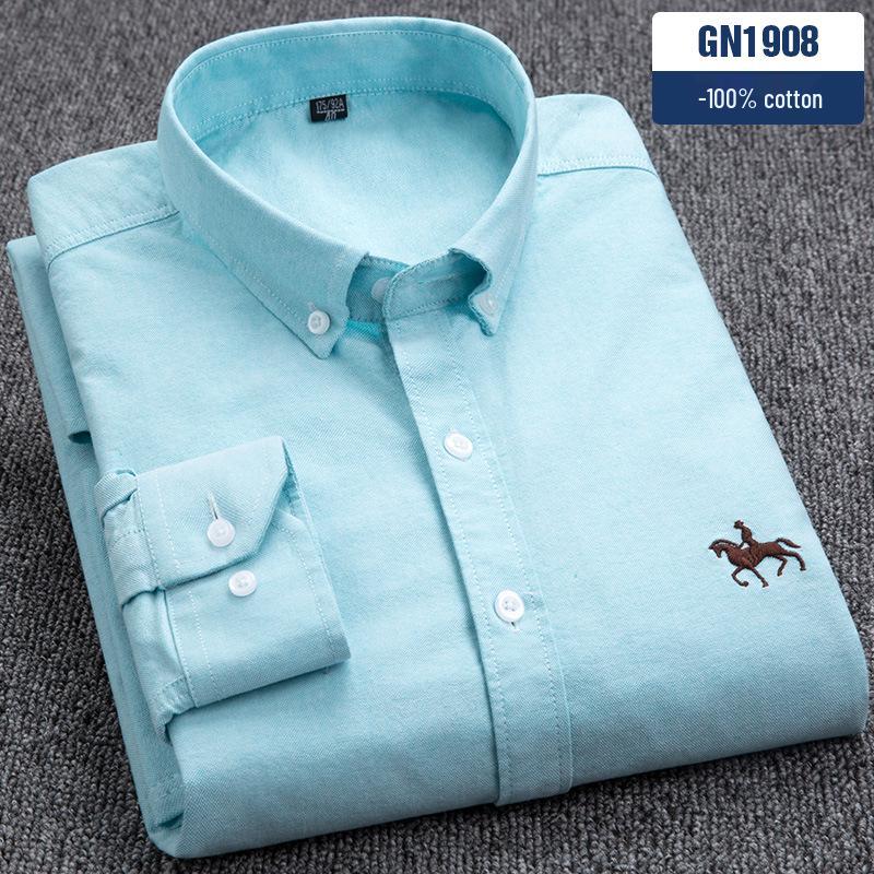 Чоловіча сорочка Paul зі 100% бавовни в смужку з довгим рукавом Oxford - Весняно-осінній повсякденний топ для середнього віку 43/3XL
Чоловіча сорочка Paul зі 100% бавовни в смужку з довгим рукавом Oxford - Весняно-осінній повсякденний топ для середнього віку 43/3XL