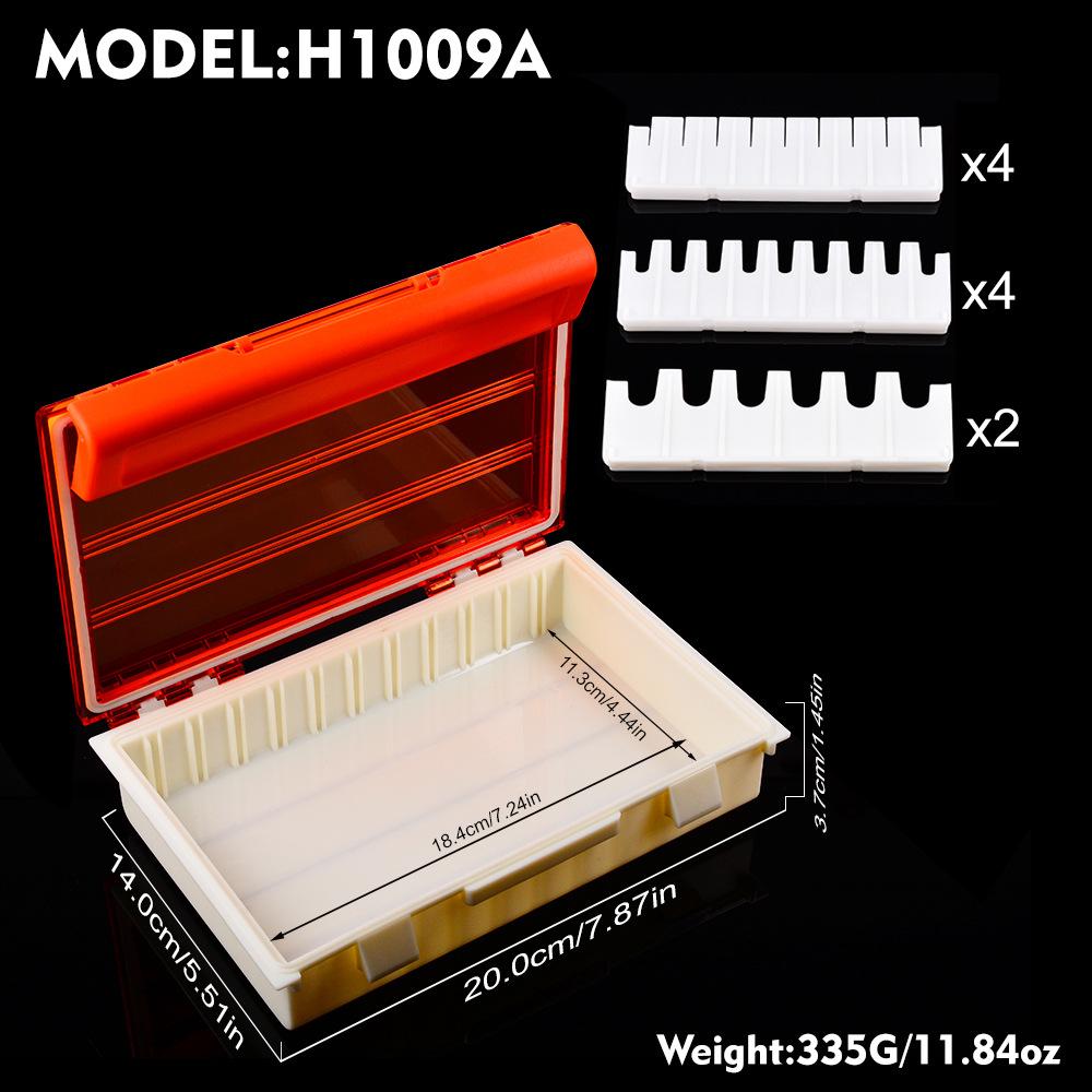 Multifunctional Lure Box Portable fishing accessories box PencilVIBSequin Minnow Iron Plate Storage Box
Multifunctional Lure Box Portable fishing accessories box PencilVIBSequin Minnow Iron Plate Storage Box