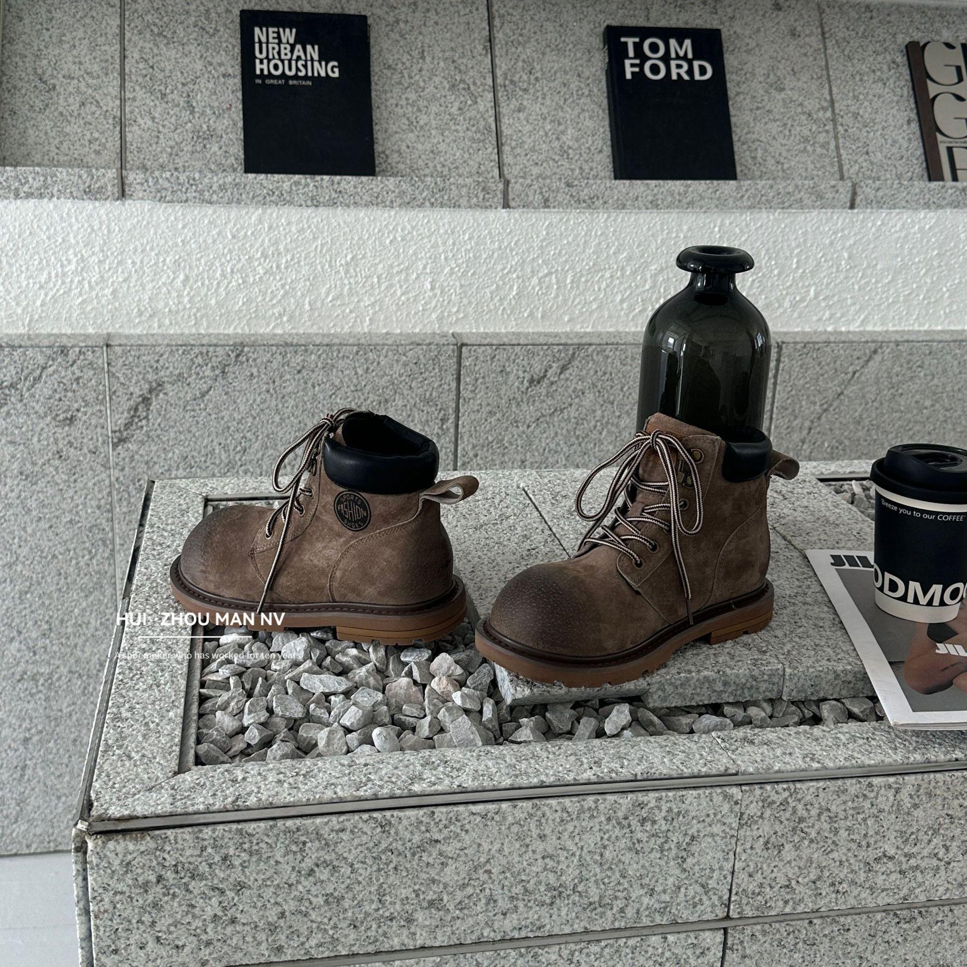 Cowhide version~ niche Q cute big yellow women s boots leather old Martin boots women s British style thick-soled short desert boots 40
Cowhide version~ niche Q cute big yellow women s boots leather old Martin boots women s British style thick-soled short desert boots 40