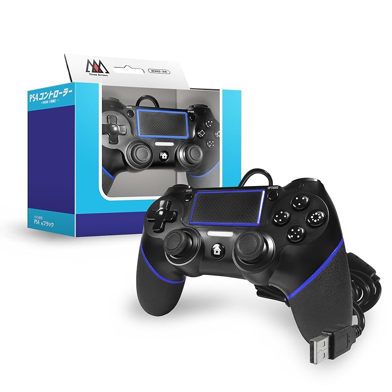 Three Arrows three arrows PS4 wired controller black 2m Vibration function supported
Three Arrows three arrows PS4 wired controller black 2m Vibration function supported