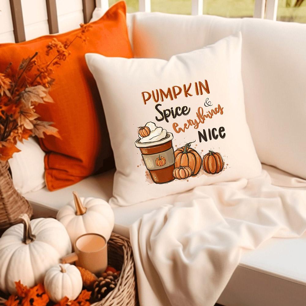 Fall Couch Cover Autumn Cushion Pumpkin Spice and Everything Nice Fall Home Decor Boho Autumn Pillowcover Fall Flowers Cushion
Fall Couch Cover Autumn Cushion Pumpkin Spice and Everything Nice Fall Home Decor Boho Autumn Pillowcover Fall Flowers Cushion