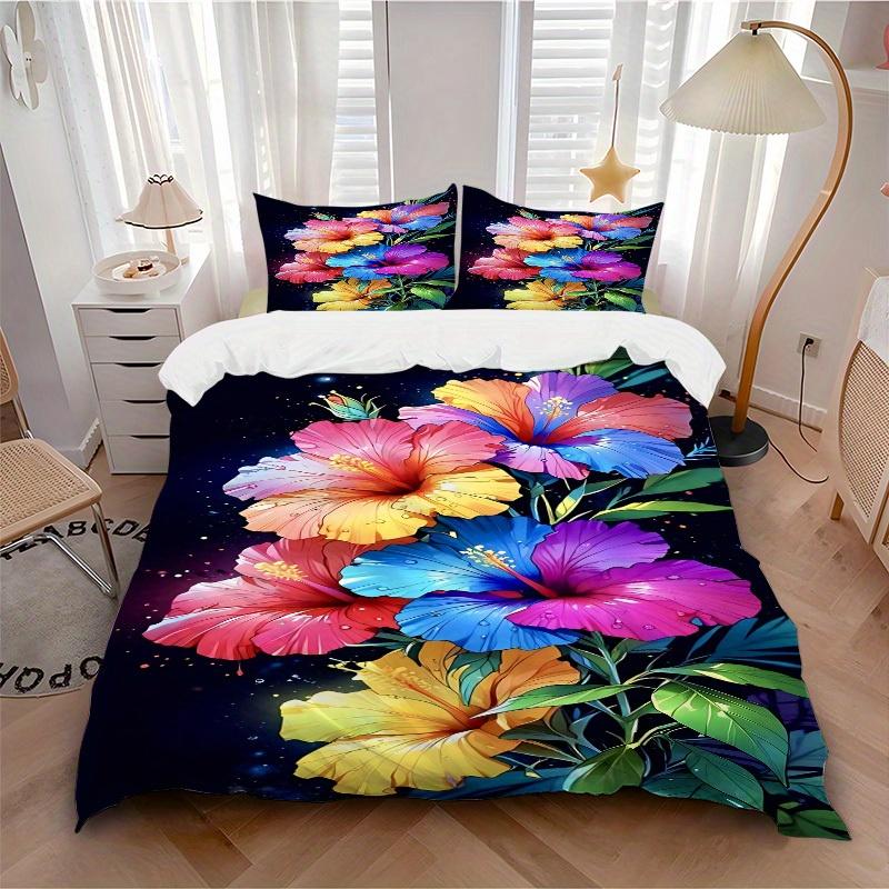 3pcs Floral Fantasy Soft and Comfortable Breathability, Bedding Set, Machine Washable, Suitable for All Seasons133 135x200cm
3pcs Floral Fantasy Soft and Comfortable Breathability, Bedding Set, Machine Washable, Suitable for All Seasons133 135x200cm