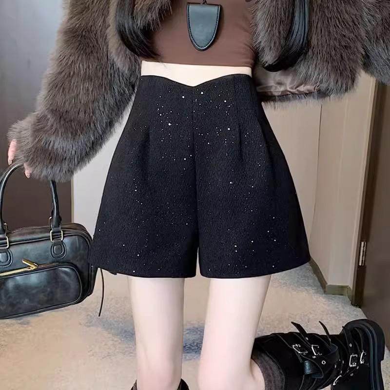 Women s Sequin High-Waisted Woolen A-Line Shorts - 2025 Autumn/Winter Plus Size, Loose Fit, Petite, Wide Leg XS серый
Women s Sequin High-Waisted Woolen A-Line Shorts - 2025 Autumn/Winter Plus Size, Loose Fit, Petite, Wide Leg XS серый