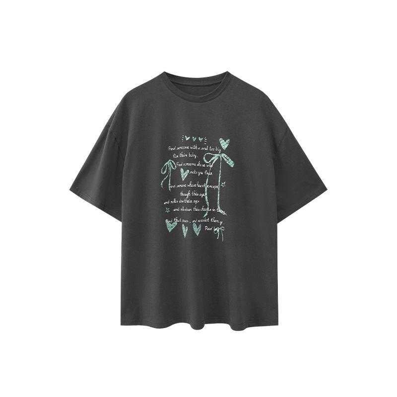 2025 Summer French G Elk Print Round Neck Loose Women s Cotton T-shirt Free Size серый
2025 Summer French G Elk Print Round Neck Loose Women s Cotton T-shirt Free Size серый