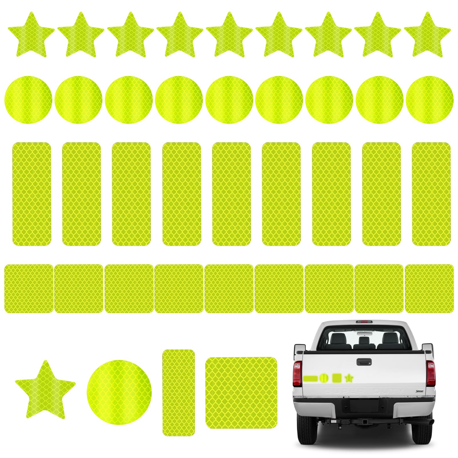 Светоотражающие наклейки Doyime, Светоотражающая лента, Велосипедный светоотражатель, Упаковка 40 штук, Предупреждающая наклейка для безопасности автомобиля, зелёный
Светоотражающие наклейки Doyime, Светоотражающая лента, Велосипедный светоотражатель, Упаковка 40 штук, Предупреждающая наклейка для безопасности автомобиля, зелёный