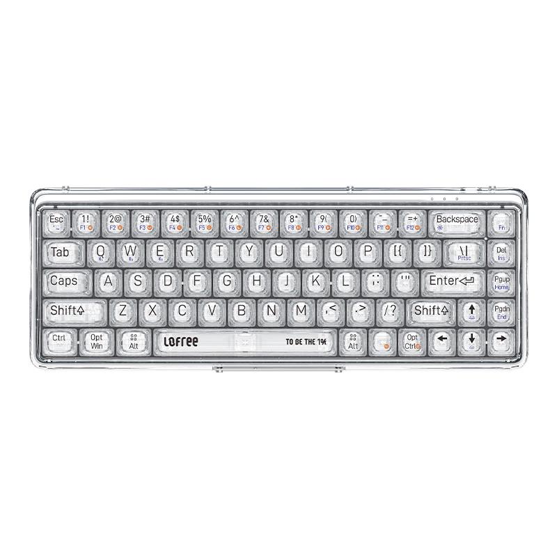 Lofree Transparent 1% Dual-Mode Wireless Mechanical Keyboard
Lofree Transparent 1% Dual-Mode Wireless Mechanical Keyboard