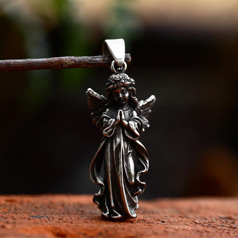 BEIER 2023 New Arrival Stainless Steel Angel Pendant Tabletop Ornaments Cute Jewelry For Men Women Gift
BEIER 2023 New Arrival Stainless Steel Angel Pendant Tabletop Ornaments Cute Jewelry For Men Women Gift