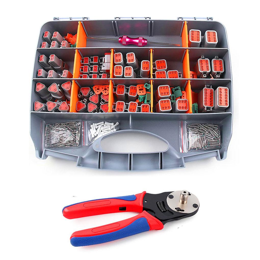 338Pcs DT Series Waterproof Connector Kit Repair Tool Box 2/3/4/6/8/12 2P/3P/4P/6P/8P/12P With Terminal
338Pcs DT Series Waterproof Connector Kit Repair Tool Box 2/3/4/6/8/12 2P/3P/4P/6P/8P/12P With Terminal