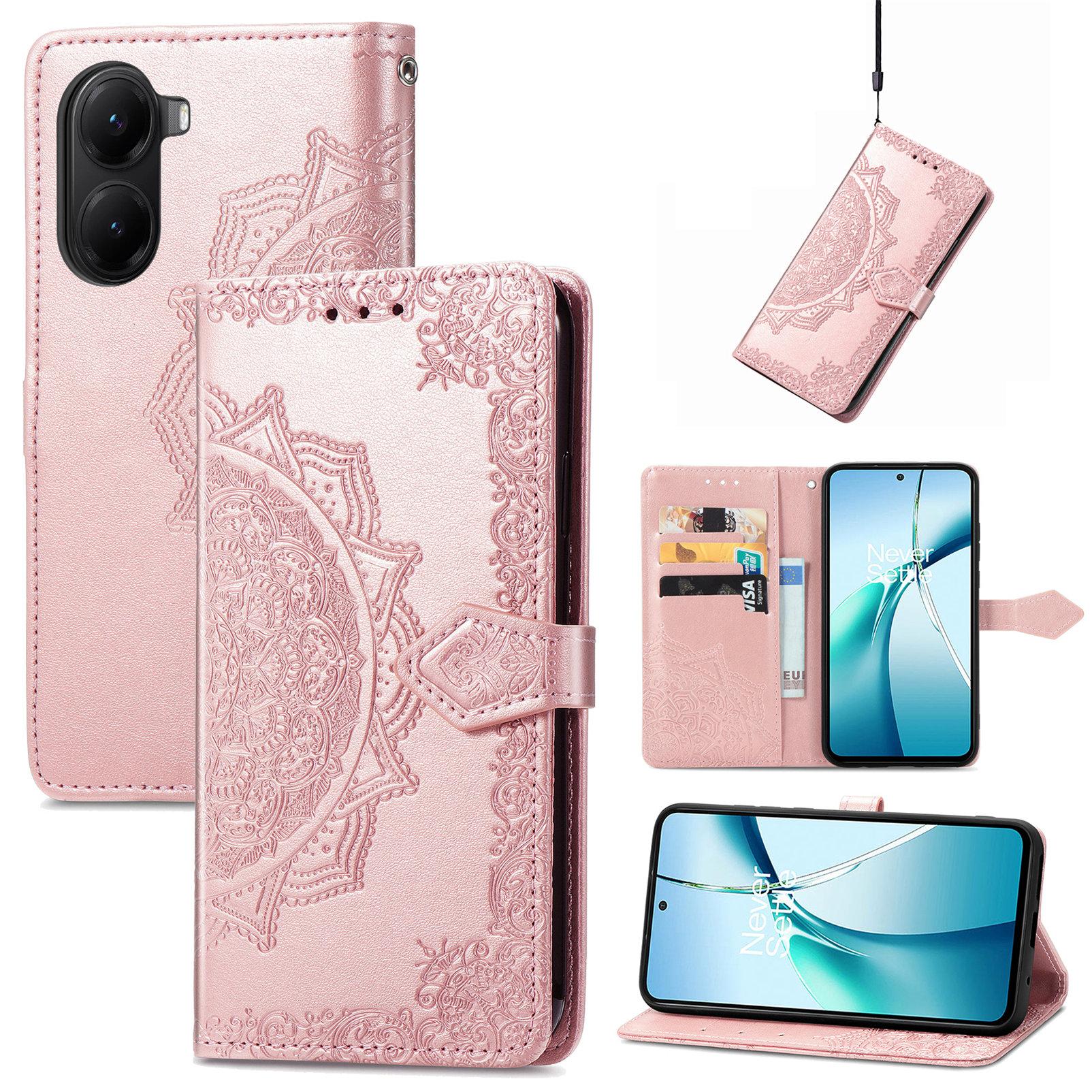 For Xiaomi Redmi Turbo 4 5G/Xiaomi Poco X7 Pro 5G Wallet Case Mandala Flower Leather Phone Cover Stand Rose Gold
For Xiaomi Redmi Turbo 4 5G/Xiaomi Poco X7 Pro 5G Wallet Case Mandala Flower Leather Phone Cover Stand Rose Gold