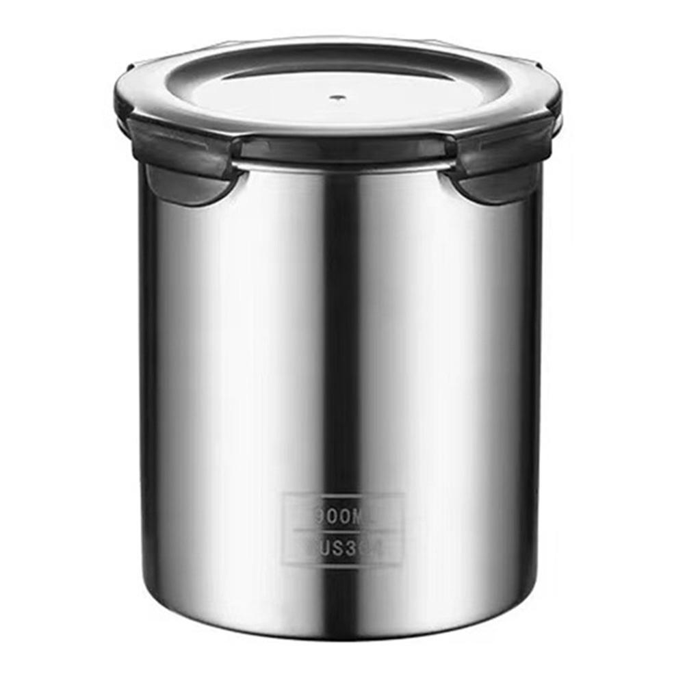 500/900/1400ml Stainless Steel Sealed Fresh Grain Vegetable Coffee Beans Food Dispenser Kitchen Storage Organization Canisters
500/900/1400ml Stainless Steel Sealed Fresh Grain Vegetable Coffee Beans Food Dispenser Kitchen Storage Organization Canisters