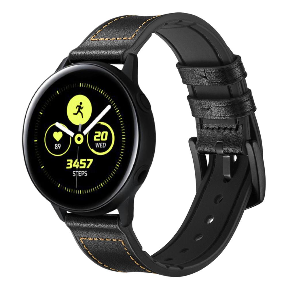 20mm Genuine Leather Coated Silicone Smart Watch Band for Garmin Vivoactive 3/Vivomove HR Dark Brown
20mm Genuine Leather Coated Silicone Smart Watch Band for Garmin Vivoactive 3/Vivomove HR Dark Brown