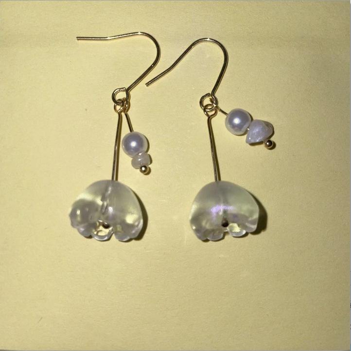 PANJBJ Silve Color Pearl Earring for Women Green Crystal Flower Irregular Sweet Temperament Jewelry Party Gift Dropshipping
PANJBJ Silve Color Pearl Earring for Women Green Crystal Flower Irregular Sweet Temperament Jewelry Party Gift Dropshipping