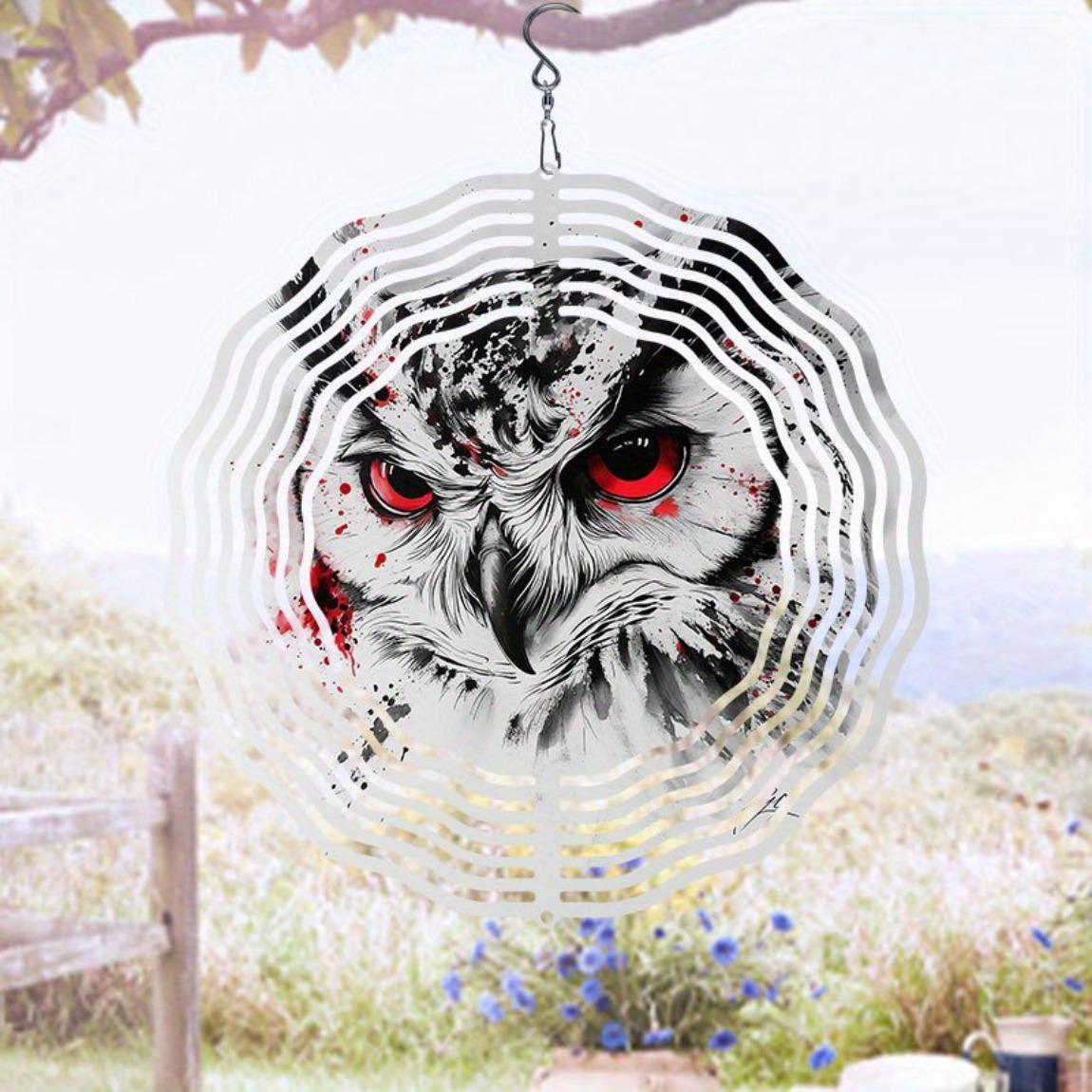 Kaijit - 3D Owl Sketch Art Wind Spinner & Wind Chime, 360° Rotating Hook for Outdoor Garden & Patio Decor 01A
Kaijit - 3D Owl Sketch Art Wind Spinner & Wind Chime, 360° Rotating Hook for Outdoor Garden & Patio Decor 01A