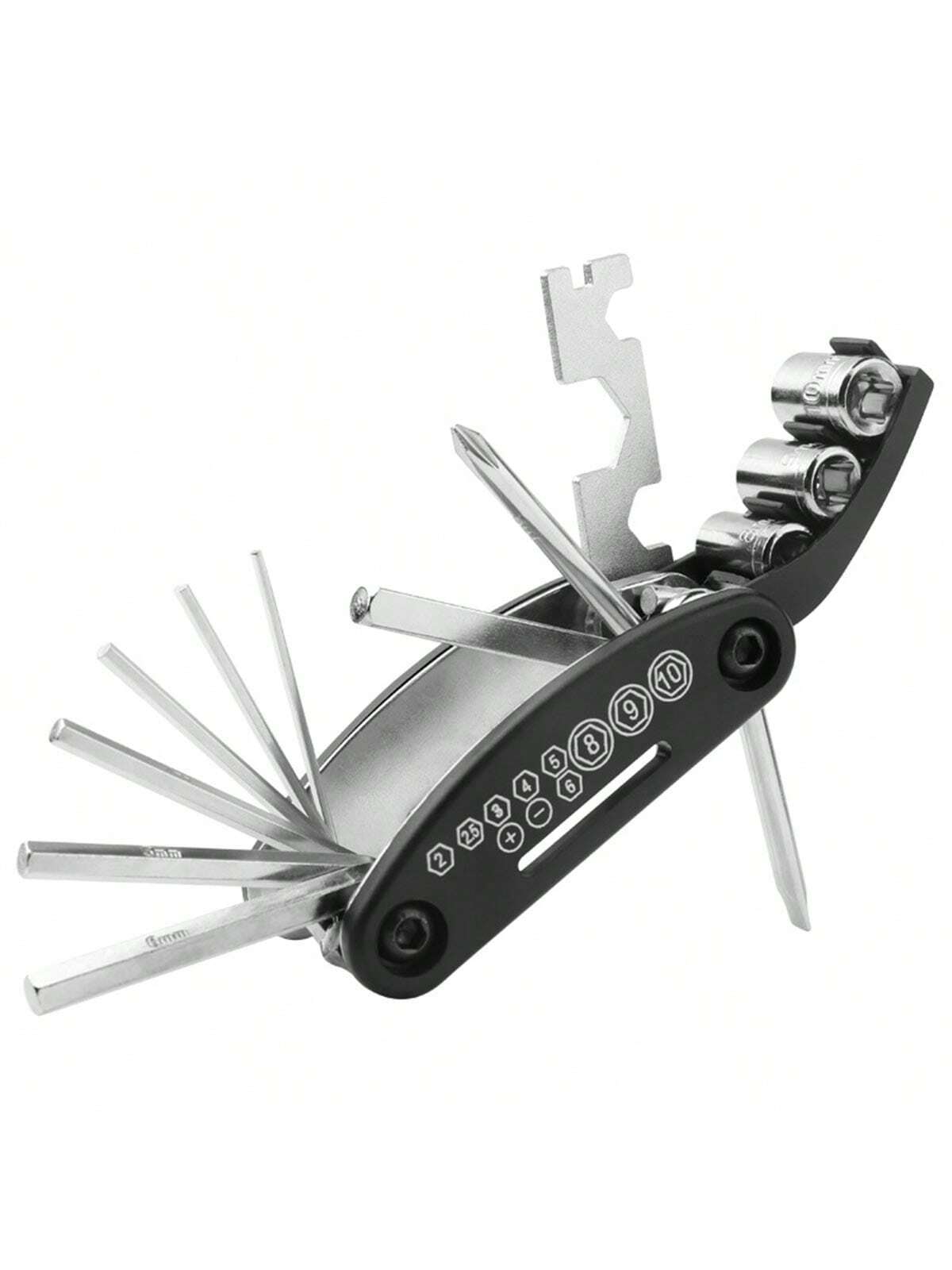 Bike Repair Tool Kit Multi-Function Folding Tools Tire Repair Wrench Set For Bicycle чорний
Bike Repair Tool Kit Multi-Function Folding Tools Tire Repair Wrench Set For Bicycle чорний