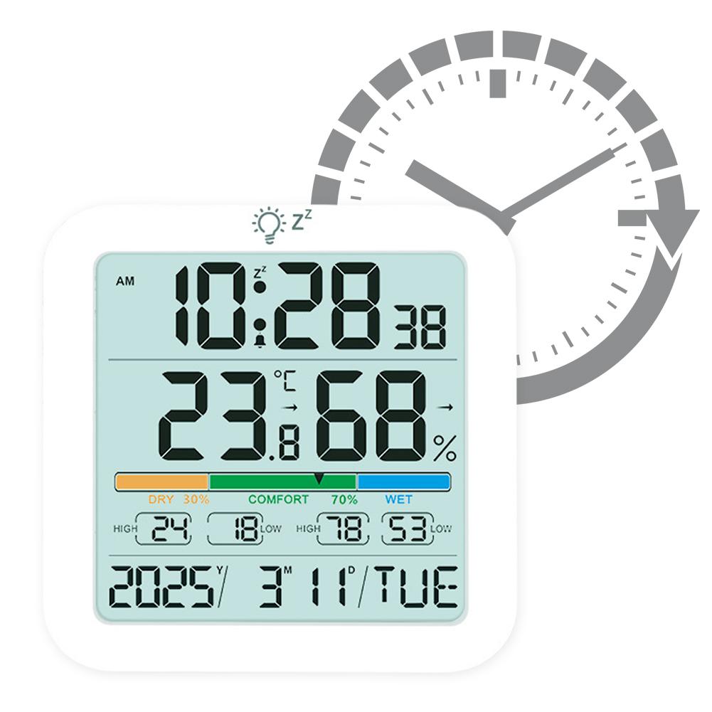 Multifunctional Hygrometer with Backlit Thermometer Sensor Wireless Temperature Humidity Meter for Humidity Gauge Meter Sensor China Mainland
Multifunctional Hygrometer with Backlit Thermometer Sensor Wireless Temperature Humidity Meter for Humidity Gauge Meter Sensor China Mainland