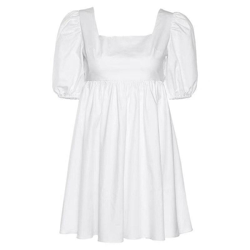 Square Collar Puff Sleeve White Short Dress Women Backless Sexy Dresses Female Slim Summer 2026 Robes Lace-up Loose Dress 28114 XXL білий
Square Collar Puff Sleeve White Short Dress Women Backless Sexy Dresses Female Slim Summer 2026 Robes Lace-up Loose Dress 28114 XXL білий