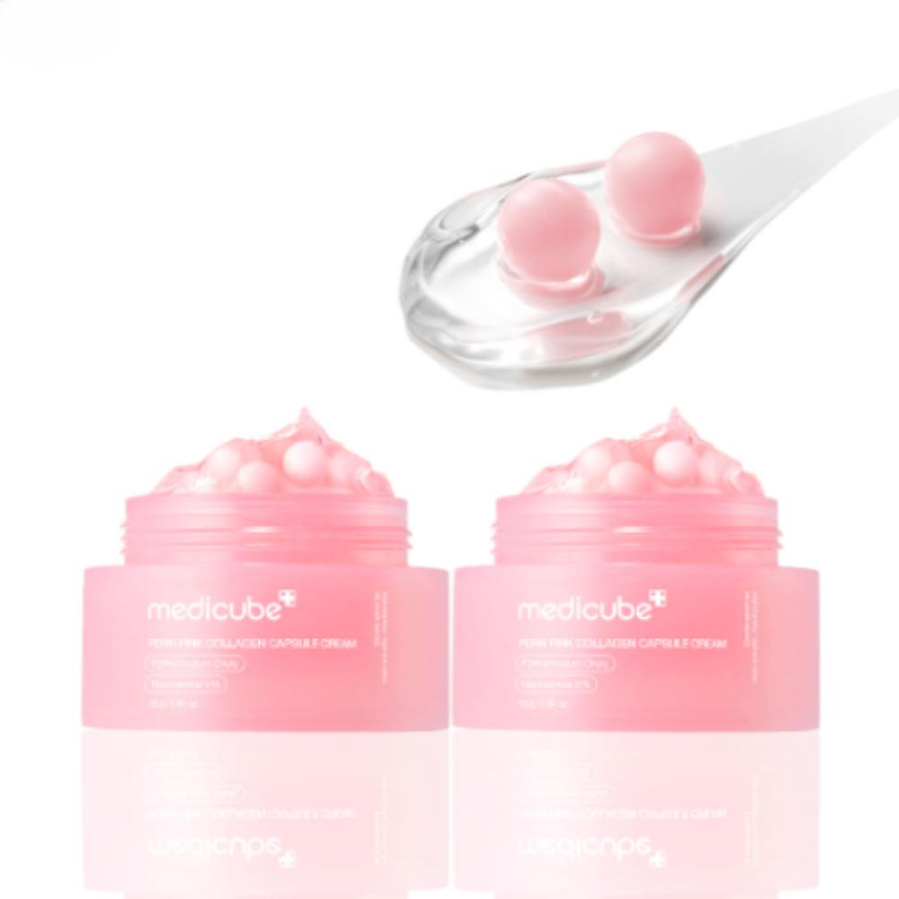 Medicube PDRN Pink Capsule Cream 55ml × 2 Brightening Toning Cream with PDRN & Glow Capsules
Medicube PDRN Pink Capsule Cream 55ml × 2 Brightening Toning Cream with PDRN & Glow Capsules