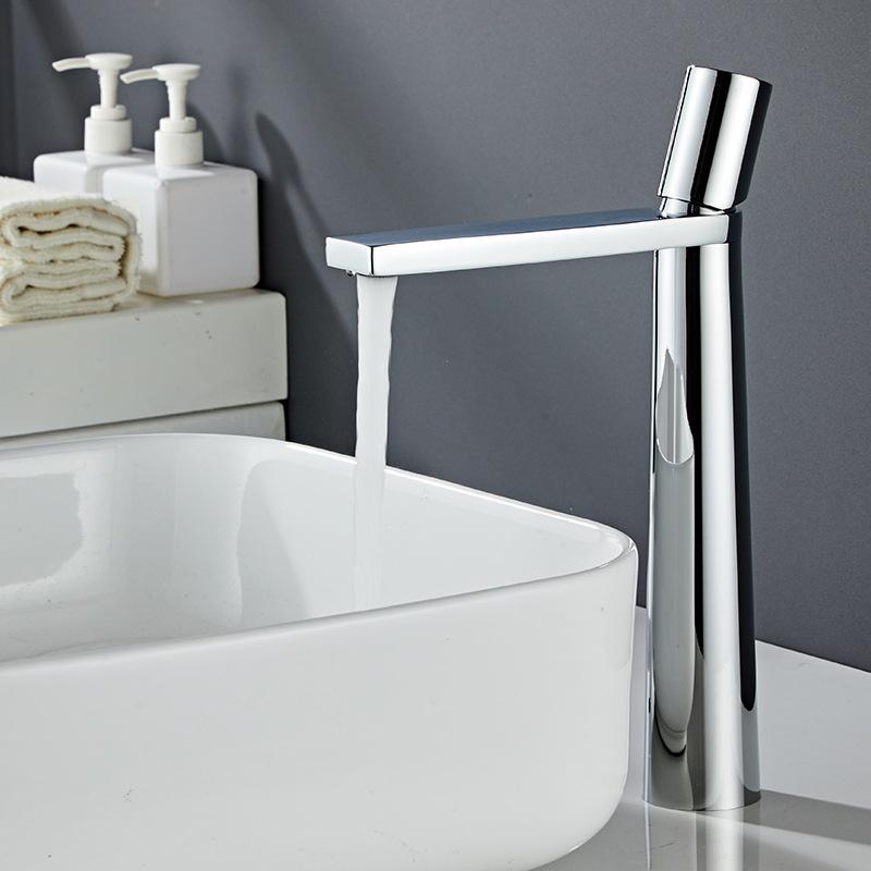 Chrome Bathroom Basin Faucet Modern Stainless steel Mixer Taps Deck Installation Hot and Cold Water Faucets Sink Faucet
Chrome Bathroom Basin Faucet Modern Stainless steel Mixer Taps Deck Installation Hot and Cold Water Faucets Sink Faucet