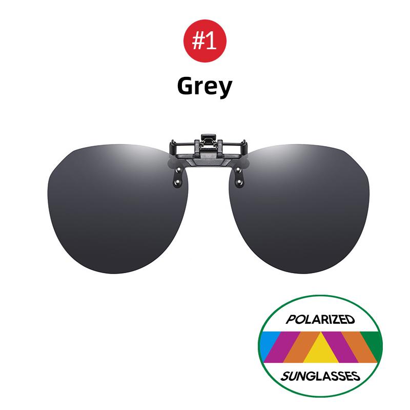VIVIBEE Big Size Flip Up Clip on Sunglasses Polarized Gradient Grey Lens Oversized Driving UV400 Protection Fishing Accessory without case
VIVIBEE Big Size Flip Up Clip on Sunglasses Polarized Gradient Grey Lens Oversized Driving UV400 Protection Fishing Accessory without case