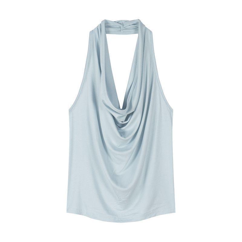 Korean Style Spicy Halter V-Neck Sleeveless Tank Top – Sexy, Slim, Backless Summer Design for Women S recommended 80-90 jin
Korean Style Spicy Halter V-Neck Sleeveless Tank Top – Sexy, Slim, Backless Summer Design for Women S recommended 80-90 jin