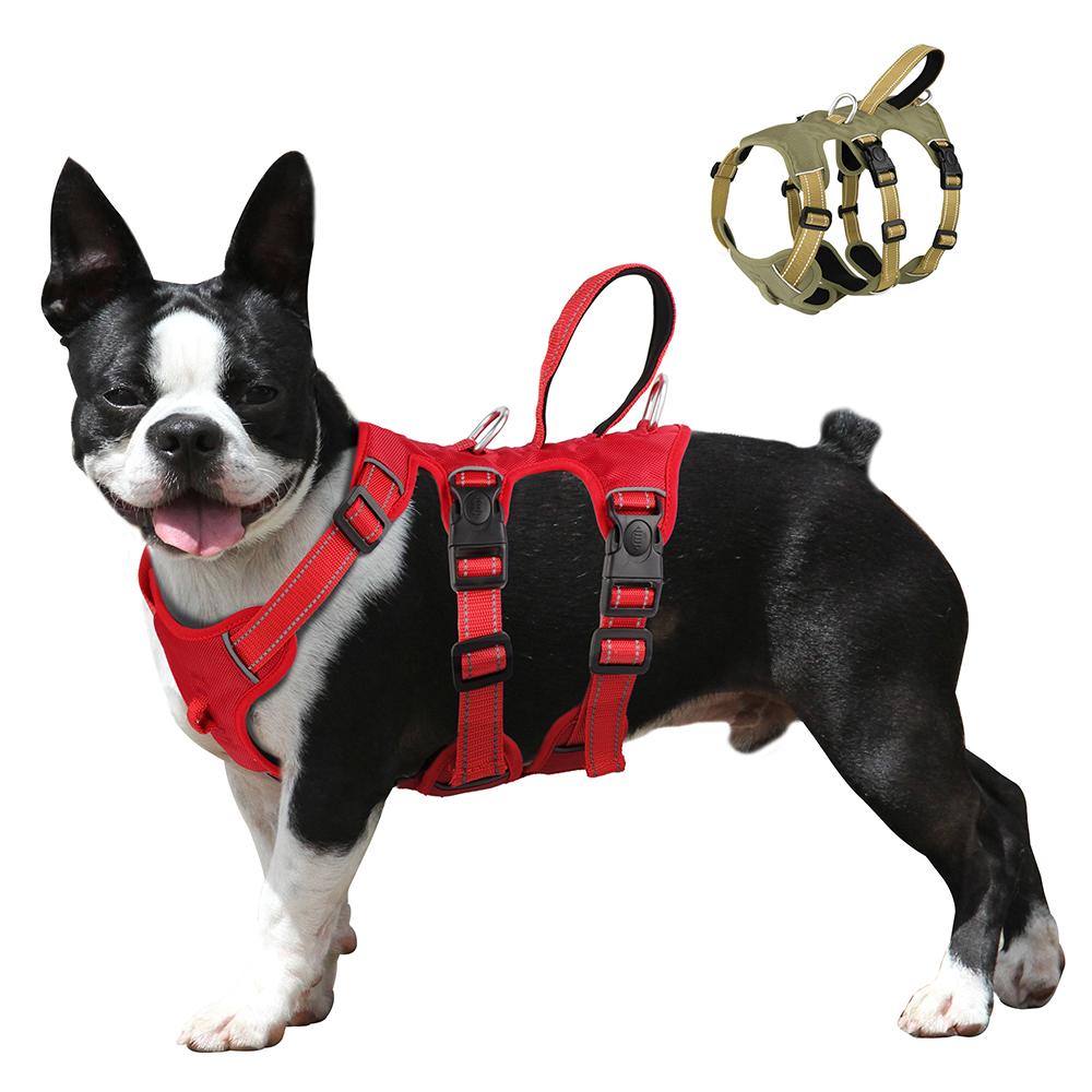Reflective Nylon Mesh Large Dog Harness No Pull Waterproof Dog Harness Vest With Handle For Medium Large Dogs Walking Training S зелений
Reflective Nylon Mesh Large Dog Harness No Pull Waterproof Dog Harness Vest With Handle For Medium Large Dogs Walking Training S зелений