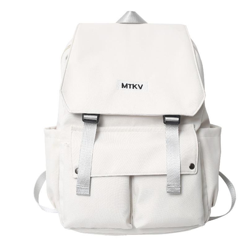 Japanese ins simple niche schoolbag high school large capacity casual versatile double shoulder Hong Kong style college student backpack білий
Japanese ins simple niche schoolbag high school large capacity casual versatile double shoulder Hong Kong style college student backpack білий