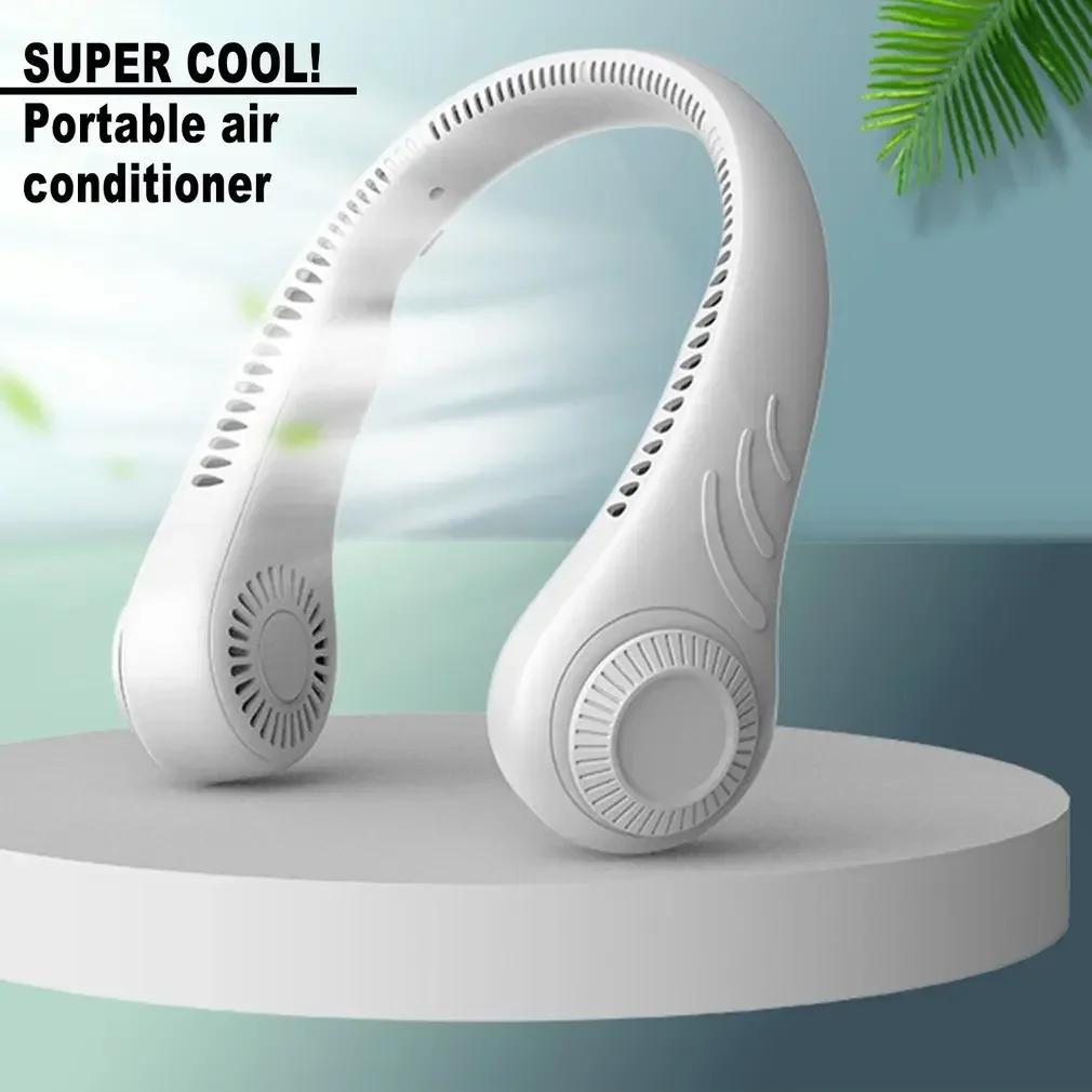 USB Rechargeable Mini Necklace Fan Portable Hanging Neck Bladeless Air Cooler Cooling Wearable Neckband Leafless Fan
USB Rechargeable Mini Necklace Fan Portable Hanging Neck Bladeless Air Cooler Cooling Wearable Neckband Leafless Fan