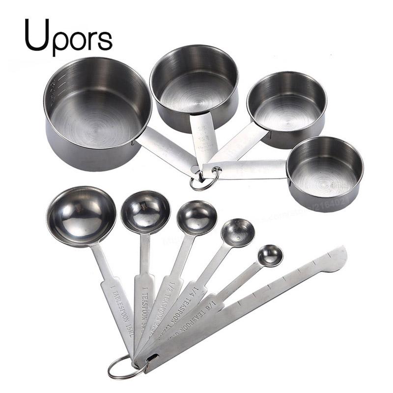 UPORS Measuring Cups Premium Stackable Kitchen Measuring Spoon Set Stainless Steel Measuring Cups and Spoons Set
UPORS Measuring Cups Premium Stackable Kitchen Measuring Spoon Set Stainless Steel Measuring Cups and Spoons Set