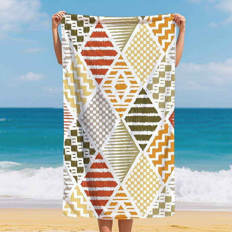 Boho Geometric Print Beach Towel Ethnic Style Earthy Tones Quick Dry Sand Free Absorbent Lightweight Towel for Beach Pool Travel W30*H60(CM)
Boho Geometric Print Beach Towel Ethnic Style Earthy Tones Quick Dry Sand Free Absorbent Lightweight Towel for Beach Pool Travel W30*H60(CM)