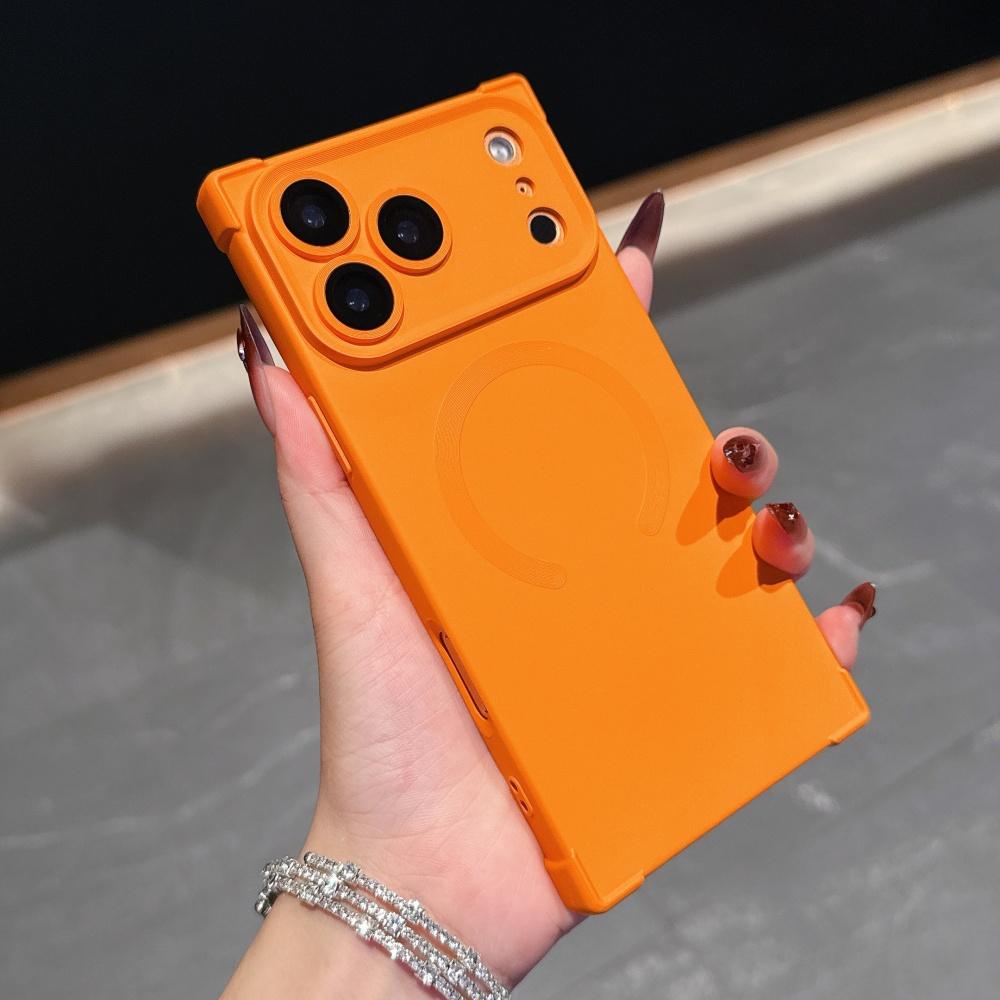 Fashion Right Angled Square Silicone Magnetic Phone Case For iPhone 17 Air 16 15 14 13 Plus Pro Max For Magsafe Frosted Cover iPhone17
Fashion Right Angled Square Silicone Magnetic Phone Case For iPhone 17 Air 16 15 14 13 Plus Pro Max For Magsafe Frosted Cover iPhone17