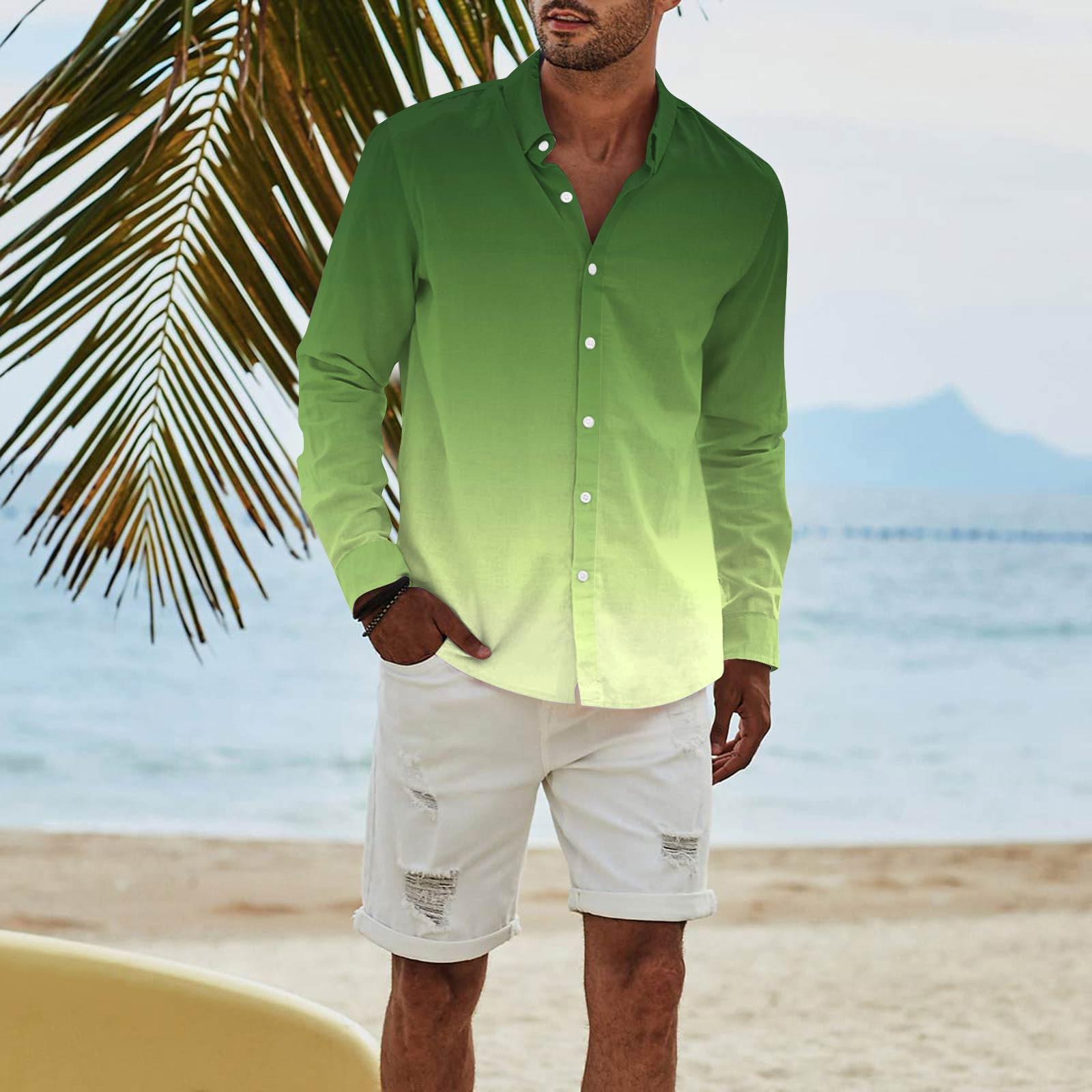 Men s Fashion Long Sleeve Printed Casual T Shirt Button Regular Fit Shirt Top XXXL зелений
Men s Fashion Long Sleeve Printed Casual T Shirt Button Regular Fit Shirt Top XXXL зелений
