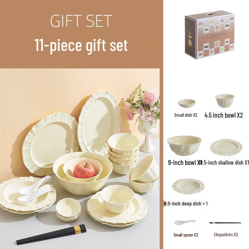 Zhishi European Cream Lace Bone China Dinnerware Set
Zhishi European Cream Lace Bone China Dinnerware Set