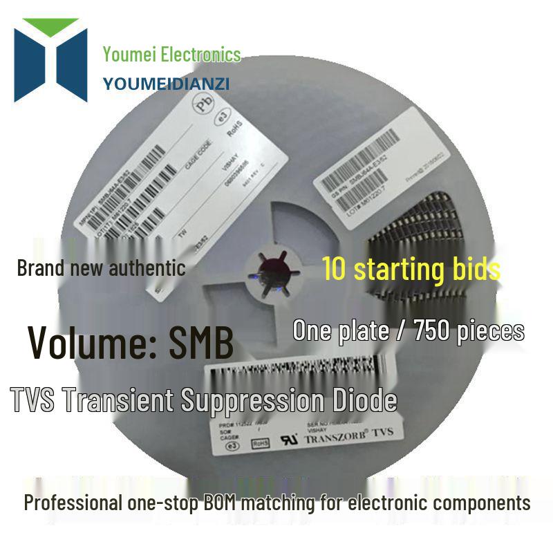 SMD TVS Diode SMBJ170A DO-214AA Unidirectional Type B Transient Voltage Suppressor
SMD TVS Diode SMBJ170A DO-214AA Unidirectional Type B Transient Voltage Suppressor