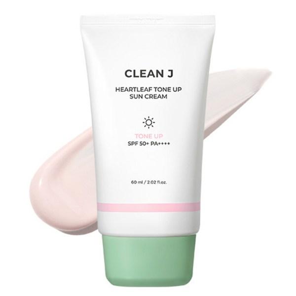 J.Sup Clean J Houttuynia cordata tone-up sun cream SPF50+ PA++++, 60ml, 1 unit Popular Korean Cosmetics
J.Sup Clean J Houttuynia cordata tone-up sun cream SPF50+ PA++++, 60ml, 1 unit Popular Korean Cosmetics
