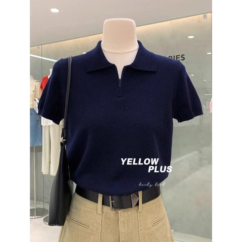 Women s Petite Chic Slim-Fit Polo Collar Half-Zip Drop-Shoulder T-Shirt - 2025 Summer Collection XL
Women s Petite Chic Slim-Fit Polo Collar Half-Zip Drop-Shoulder T-Shirt - 2025 Summer Collection XL
