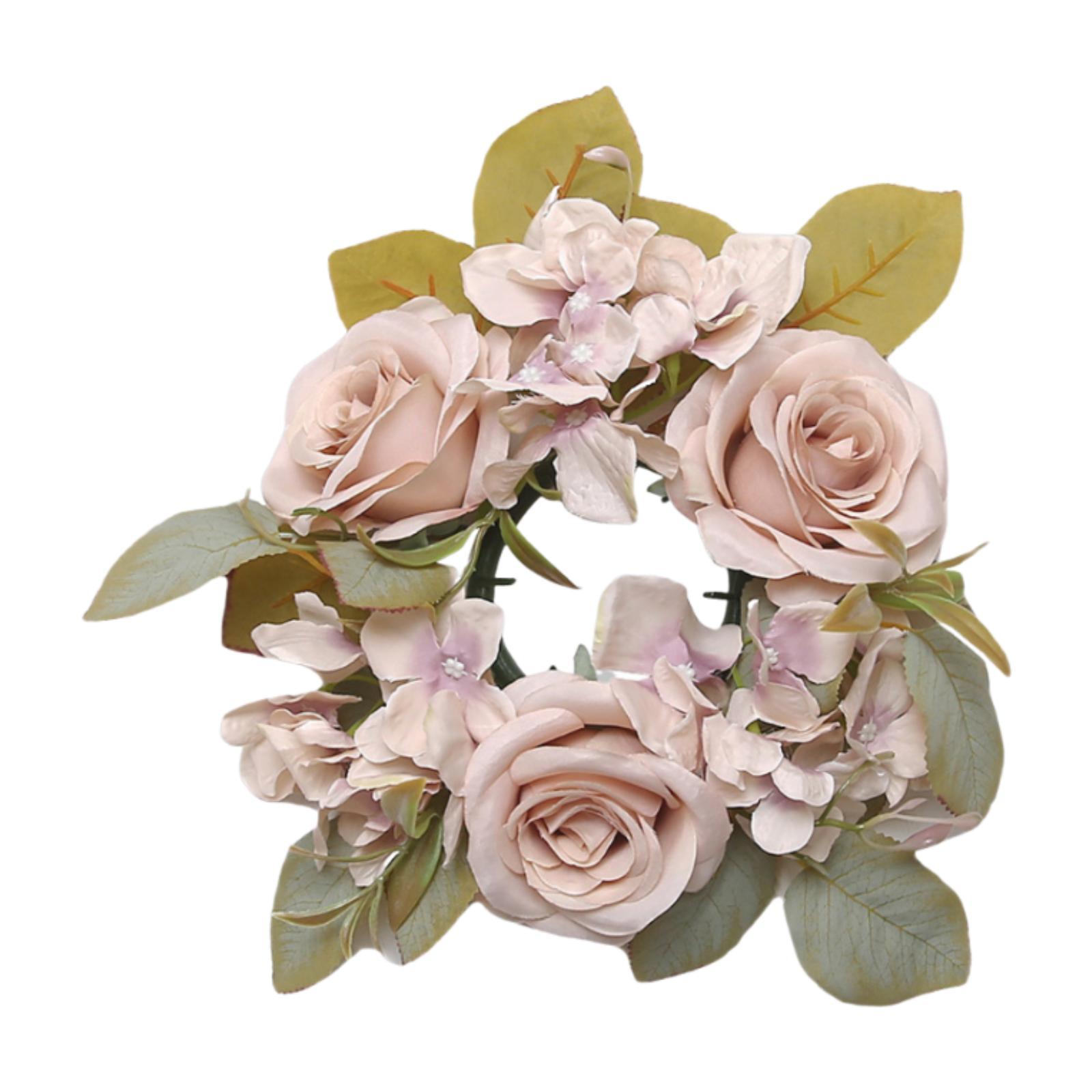 Rose Flower Wreath Candle Ring Wall Hanging Ornament Decorative Front Door Wreath for Fireplace Wall Party Holiday Window
Rose Flower Wreath Candle Ring Wall Hanging Ornament Decorative Front Door Wreath for Fireplace Wall Party Holiday Window