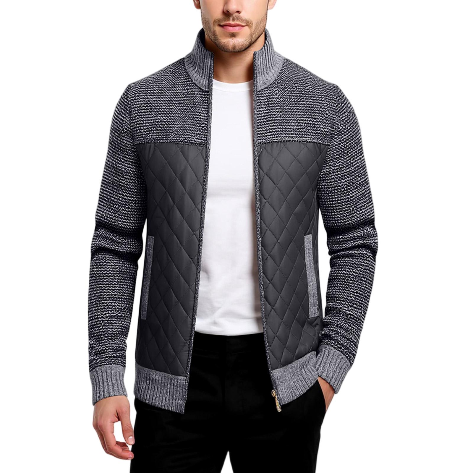 Мужской Стойка Добавить Хлопок Добавление Флиса Утепленный Длинные Рукава Сочетание Цветов Кардиган Вязание Свитер Пальто L
Мужской Стойка Добавить Хлопок Добавление Флиса Утепленный Длинные Рукава Сочетание Цветов Кардиган Вязание Свитер Пальто L