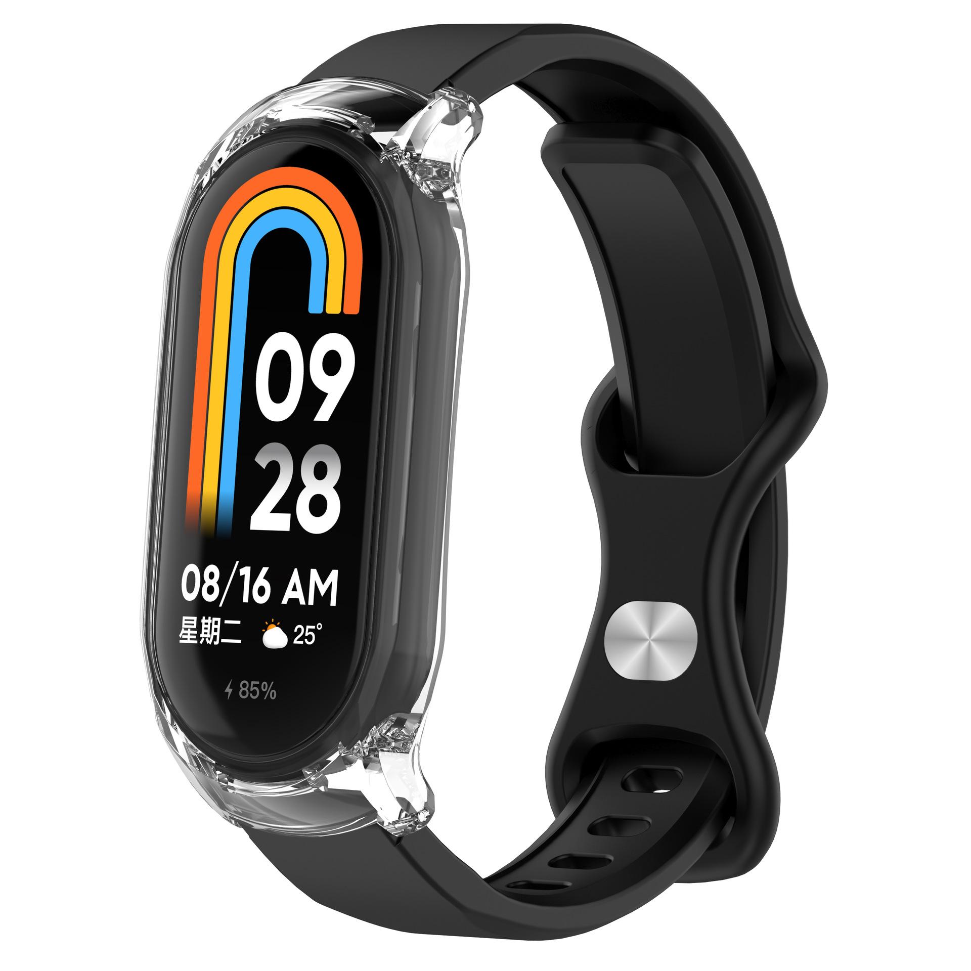 Case+Silicone strap for Xiaomi Mi Band 9 Sport Rubber Bracelet Wristband pulseira correa for Xiaomi Smart Band 9 NFC Accessories for miband 9 чорний
Case+Silicone strap for Xiaomi Mi Band 9 Sport Rubber Bracelet Wristband pulseira correa for Xiaomi Smart Band 9 NFC Accessories for miband 9 чорний