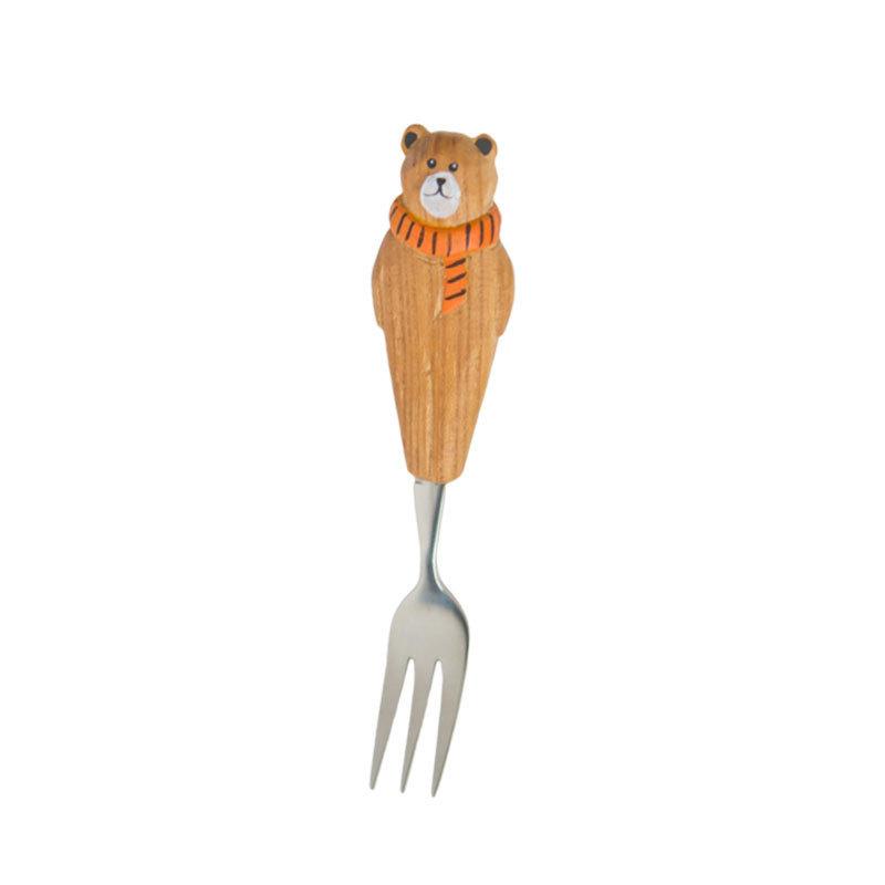 Wooden Craft Fruit Fork And Spoon Set With Childrens Design For Home And Office Use Bown B
Wooden Craft Fruit Fork And Spoon Set With Childrens Design For Home And Office Use Bown B