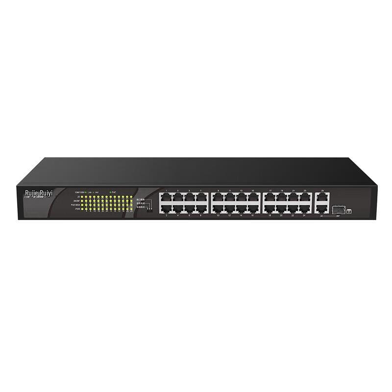 Ruijie 24-Port 100M Unmanaged PoE Ethernet Switch
Ruijie 24-Port 100M Unmanaged PoE Ethernet Switch